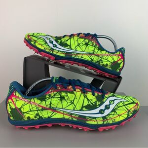 SAUCONY Women's Shay XC4 Spike SUPER Lightweight Running Sneakers Size 11